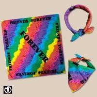 ราคา ผ้าพันคอ ผ้าโพกหัวลายเสือสีรุ้ง Forever (21424154972)