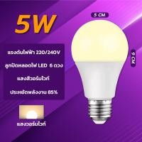 ราคา รับประกัน 2 ปี หลอดไฟ LED e27 ขั้วหลอดบับ ไฟ led220v สว่างมาก หลอดไฟปิงปอง5W7W9W13W15W18W24W แสงวอร์ม แสงขาว มีมอก หลอดไฟขั้วเกลียว (22099788010)