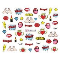 ราคา สติ๊กเกอร์ติดเล็บ Tattoo Barbie บาร์บี้ สติ๊กเกอร์ลอกน้ำ แทททูติดเล็บ ลอกน้ำ แทททู ติดตกแต่งเล็บ Nailspop (19397393053)