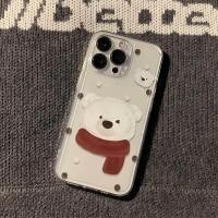 ราคา MAIFUWEI หมีรูปร่างป้องกันการวางโทรศัพท์สามเหลี่ยมสำหรับ iPhone7 7พลัส8 8พลัส XS XR 11 12 13 14 15 Pro บวก PROMAX (22064748210)