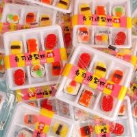 ราคา พร้อมส่ง เยลลี่มินิไอศครีม โค้ก ซูชิ ข้าวปั้น เยลลี่เคี้ยวหนึบ เยลลี่ผลไม้ น่ารัก เยลลี่กัมมี่ อร่อย หนึบหนับ เด็กๆชอบ ราคาส่ง 1 กล่อง มี 20 แผง 1แผง6ชิ้น (22123213341)