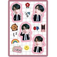 ราคา BTS Sticker สีสวย เคลือบใส ราคาถูก (9958693881)