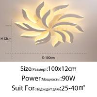 ราคา SUNMEIYI ห้องนอนไฟเพดานทันสมัย Dimmbale พร้อมรีโมทห้องนั่งเล่น LED โคมไฟติดเพดานสีขาวดอกไม้อะคริลิคโรงแรมโคมไฟคาเฟ่โรงงานขายตรง (19084793129)