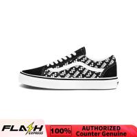 ราคา แท้ Vans Old Skool Logo Repeat Black Sneakers VN0A4U3BTEZ The Same Style In The Store (22132209211)