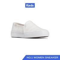 ราคา KEDS รองเท้าผ้าใบ แบบสวม รุ่น DOUBLE DECKER EYELET สีครีม WF67749 (21783085577)