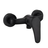 ราคา Bathroom Shower Faucet set System Matte Black Bath Faucet Mixer Tap With Hand Shower Head Hot Cold Set Wall Mounted Shower Set (13022287041)