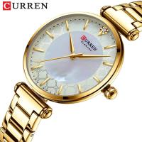 ราคา CURREN Luxuryยี่ห้อนาฬิกาลำลองสำหรับผู้หญิงเหล็กกล้าไร้สนิมกีฬาสร้อยข้อมือElegantนาฬิกาผู้หญิงควอตซ์กันน้ำสุภาพสตรีทองคำสีกุหลาบนาฬิกาข้อมือ (6493288469)