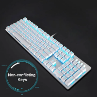 ราคา คีย์บอร์ด HP รุ่น GK100 GK100F Blue Switch ไฟ Blacklight RGB ขนาด Full Size 104 ปุ่ม สาย USB A สินค้ามีประกัน (21458876698)