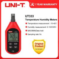 ราคา เครื่องวัดอุณหภูมิความชื้นอิเล็กทรอนิกส์แบบ UNI T ขนาดเล็ก UT333ในบ้านนอกบ้าน UT333BT เครื่องวัดอุณหภูมิจอแสดงผลแอลซีแบบดีดิจิตอล (17504465787)