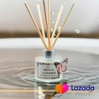ราคา ก้านไม้หอม 1 ชุดกลิ่นลาเวนเดอร์ House of Aaron French Lavender Essence Diffuser ก้านหอมปรับอากาศเพื่อสร้างโลกของคุณให้โสภี กลิ่นลาเวนเดอร์จะทำให้คุณผ่อนคลาย ก้านไม้กระจายกลิ่นลาเวนเดอร์ กลิ่นฟุ้ง หัวเ