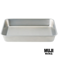 ราคา มูจิ ถาดสเตนเลสสำหรับใช้ในครัว MUJI Stainless Steel Vat L Approx 26 5 x 20 5 x 4 5 cm (21953360122)
