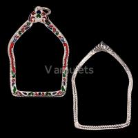 ราคา กรอบเงินแท้ 92 5 ใส่ขุนแผนหลวงปู่ทิม พิมพ์ใหญ่ จับขอบลายชบาลงยาสุโขทัย เงินแท้ 92 5ไม่ผสม (18961132887)