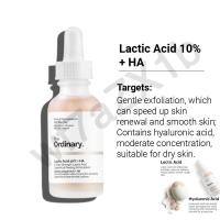 ราคา Ordinary Lactic Acid 10 HA Acid Essence Gentle Exfoliating Closed Essence 30ml serum Hyaluronic Acid Gently Exfoliates New Skin anti aging serum acne care Whitening เซรั่ม บำรุง หน้า เซรั่มบำรุงผิวหน้