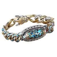 ราคา สร้อยข้อมือลูกปัดร้อยตัวอักษร B1540สไตล์ทิเบตหกตัวสร้อยข้อมือนำโชคสร้อยข้อมือลูกปัดหินเทอร์ควอยซ์เก้าตา Dzi หมุนได้เป็นของขวัญที่สร้างสรรค์เครื่องประดับ Fengshui กำไลสีเทอร์ควอยซ์ (20791041238)