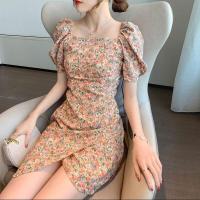 ราคา Du Yan ผู้หญิงคอเหลี่ยมแขนพัฟชุดเดรสลายดอกไม้กระโปรงสั้นไม่สม่ำเสมอ ชุดลายดอก ชุดเดรส เรียบ หรู ดูแพง ชุดเดรสสาวอวบ ชุดไปทะเล เดรสผู้หญิง ชุด เดรส ทะเล กระโปรงลายดอก (21513937475)