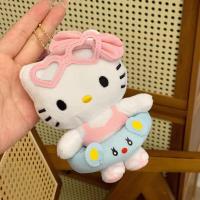 ราคา Hello Kitty จี้ตุ๊กตา Sanrio พวงกุญแจตุ๊กตาห่วงยางว่ายน้ำการ์ตูนช้าง Boneka Mainan อะนิเมะของขวัญวันเกิดเด็กหญิงต่อพ่วง (21887790934)
