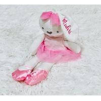 ราคา ตุ๊กตากระต่าย ชุดบัลเล่ห์ ปักชื่อ (19253078845)