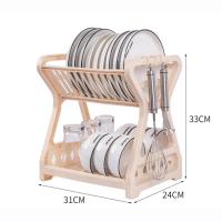 ราคา ชั้นคว่ำจาน 2ชั้น วัสดุพลาสติก วางจาน ชั้นวางจานพลาสติก อเนกประสงค์ สำหรับคว่ำจาน ที่คว่ำจาน ชั้นนวางจานชาม (22119319768)