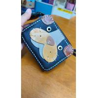 ราคา กระเป๋าสตางค์หนังแท้ งานแฮนด์เมด ขนาด 4 4 3 2นิ้ว (22041560919)