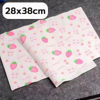 ราคา พร้อมส่ง กระดาษห่อแซนวิช 50ใบ แพค ขนาด28x38CM เบอร์เกอร์ เบเกอรี่ กระดาษห่อเบอร์เกอร์ กระดาษรองขนม กระดาษห่อขนม (21359599398)