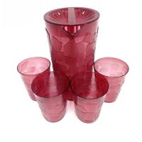 ราคา ALL U CAN BUY หยือกน้ำ แก้วน้ำ ชุดเหยือกพร้อมแก้วน้ำ 5ชิ้นชุด ชุดแก้วน้ำ4ใบ (22098782932)