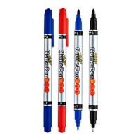 ราคา Monami ปากกามาร์คเกอร์ เขียนซีดีCD ซองไปรษณีย์ โลหะ แก้ว 2หัว twin name pen 1 ด้าม (22013227943)