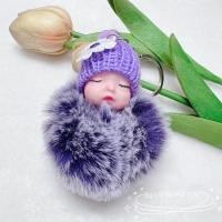 ราคา พวงกุญแจเบบี้ปอมปอม พวงกุญแจขนฟู พวงกุญแจคล้องกระเป๋า พวงกุญแจเด็กนอนหลับ พร้อมส่ง (22052504138)