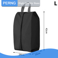 ราคา Tghe กระเป๋ารองเท้าไนล่อนแบบพกพาถุงรองเท้าอเนกประสงค์พับเก็บได้สำหรับการเดินทางกลางแจ้งกันฝุ่นกระเป๋าเป้กันน้ำรองเท้า (20978155518)