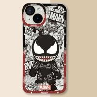 ราคา MAIFUWEI IPhone 15 14 13 11 Pro XR x XS MAX 7 8 14 15บวก SE 2020 12 13มินิการ์ตูน I RON Man พิษกัปตันซิลิโคนนุ่มใส (22059017697)