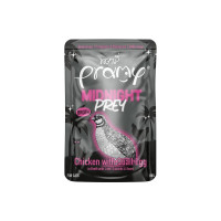 ราคา Pramy Midnight Prey อาหารแมว สูตร Complete Balanced โปรตีนสูง มี 6 สูตร ขนาด 80g (22095546986)