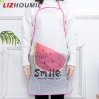 ราคา LIZHOUMIL Cooking Apron Cute Cartoon Fruit Printed Pvc Waterproof Oil Proof Creative Apron (20762309951)