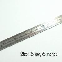 ราคา พร้อมส่ง ในไทย wasu store24 ไม้บรรทัดเหล็ก 15cm 30cm 6นิ้ว 12นิ้ว ฟุตเหล็ก ไม้บรรทัด ราคาถูก ไม้บรรทัดคุณภาพ มีปลอก WS041 (22064620616)