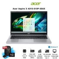 ราคา Notebook Acer Aspire 3 A315 510P 35AX 15 6 ระดับ FHD IPS SSD 512GB Pure Silver ฟรีกระเป๋าของ Acer Mouse Mouse Pad (21754035102)