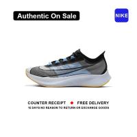 ราคา ใหม่และแท้ Nike Zoom Fly 3 Black Blue รองเท้ากีฬา AT8240 102 รับประกัน 1 ปี (21826429195)