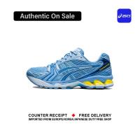 ราคา Official Asics GEL Kayano 14 Blue รองเท้าวิ่ง 1201A514 400 Complete Shoes Box (21946471273)