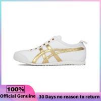 ราคา วรรคเดียวกันในห้าง Onitsuka Tiger Mexico 66 Slip On White Pure Gold รองเท้าผ้าใบผู้ชาย รองเท้าผ้าใบผู้หญิง 1183A962 102 (22119234477)