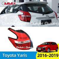ราคา Toyota Yaris 2016 2019 LED เสื้อ ไฟท้าย ไฟท้าย แต่ง ไฟท้ายไฟเบรค ไฟเลี้ยว Taillamp Taillight ไฟท้าย พร้อมทับทิม ไฟท้ายกันชนหลังสําหรับ ทับทิมในฝาท้ายไฟท้าย ไฟเบรก ไฟสัญญาณเตือน (20636747550)
