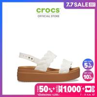 ราคา CROCS รองเท้าแตะผู้หญิง BROOKLYN UPPER LOW WEDGE SANDAL รุ่น 2099770WV CHALK (21695807618)