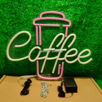 ราคา ป้ายไฟLED ป้ายไฟนีออน ป้ายไฟอะคริลิค ป้ายไฟหน้าร้าน ป้ายไฟ Coffee แบบเสียบปลั๊กไฟ ป้ายไฟตกเเต่งร้าน (20811048474)