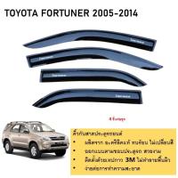 ราคา คิ้วกันสาดประตู คิ้วกันฝนประตู สีดำ อะคริลิคแท้ สำหรับรถ Toyota Fortuner 2005 2006 2007 2008 2009 2010 2011 2012 2013 2014 สกรีน (21335550053)