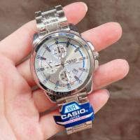ราคา นาฬิกาข้อมือผู้ชาย นาฬิกาผู้ชายCasio นาฬิกาข้อมือ นาฬิกาคาสิโอCasio รุ่นใหม่หน้าปัด เรียบหรู สวยดูดีกันน้ำได้ ฟรี ถ่านสำลอง พร้อมส่ง เลสหน (12443835525)