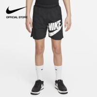 ราคา Nike Boys Sportswear Woven Shorts Black ไนกี้ กางเกงขาสั้นแบบทอเด็กชาย Sportswear สีดำ (14219576608)