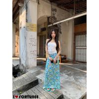 ราคา Fortunee กระโปรงลายดอกเกาหลี กระโปรงยาวทรงพริ้วคลุมเข่า กระโปรงผ้าชีฟอง กระโปรงแฟชั่น กระโปรงทะเล (22122339521)