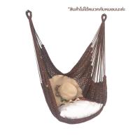 ราคา hammock chair เก้าอี้แขวน สไตล์นอร์ดิก เปลญวนเชือกถัก เปลตาข่าย (16724923702)