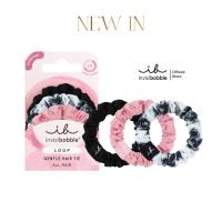 ราคา invisibobble ยางรัดผม รุ่น Loop Be Gentle 1 กล่องบรรจุ 3 ชิ้น extra slim inside (21570033793)