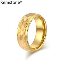 ราคา Kemstone แหวนสุภาพบุรุษเหล็กกล้าทังสเตนสีดำเงินแหวนชุบทองเครื่องประดับแหวนเหล็กผู้ชาย (20764092942)