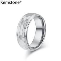 ราคา Kemstone แหวนสุภาพบุรุษเหล็กกล้าทังสเตนสีดำเงินแหวนชุบทองเครื่องประดับแหวนเหล็กผู้ชาย (20764092941)