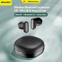 ราคา Awei T76 หูฟัง หูฟังบลูทูธไร้สายลำโพงขนาดใหญ่13มม คุณภาพสูงของแท้หูฟังครึ่งหู IPX4เล็กกันน้ำสำหรับ iPhone ซัมซุงฮัวเหว่ยเสี่ยวหมี่ (21747618089)