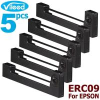 ราคา Vileed 5 Pack ERC 09โบว์สีดำสำหรับ EPSON ERC 09B ERC09 B ERC09B ผ้าไร้รอยต่อสำหรับ M150 M160 M161 M163 M164 M180 M181 M182 M183 M185 M190 M191 M192 M195 HX 20 HX 40 P 40 Casio DT 6000 PCR 365 PE 700 D