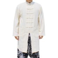 ราคา ร้านผ้าเมือง เสื้อผ้าฝ้ายพื้นเมือง คอจีน กระดุมจีน แขนยาว ตัวยาว กังฟู ต่อสู้ ไทเก๊ก กระเป๋า 2 ข้าง (19909445118)